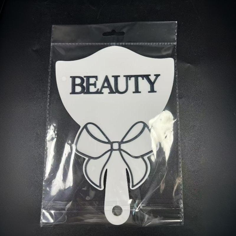 Eyelash Technician Photo Prop Acrylic Handheld Mirror Lash Beauty Cards For Social Media Lash Salon Lash Extension Displaytools