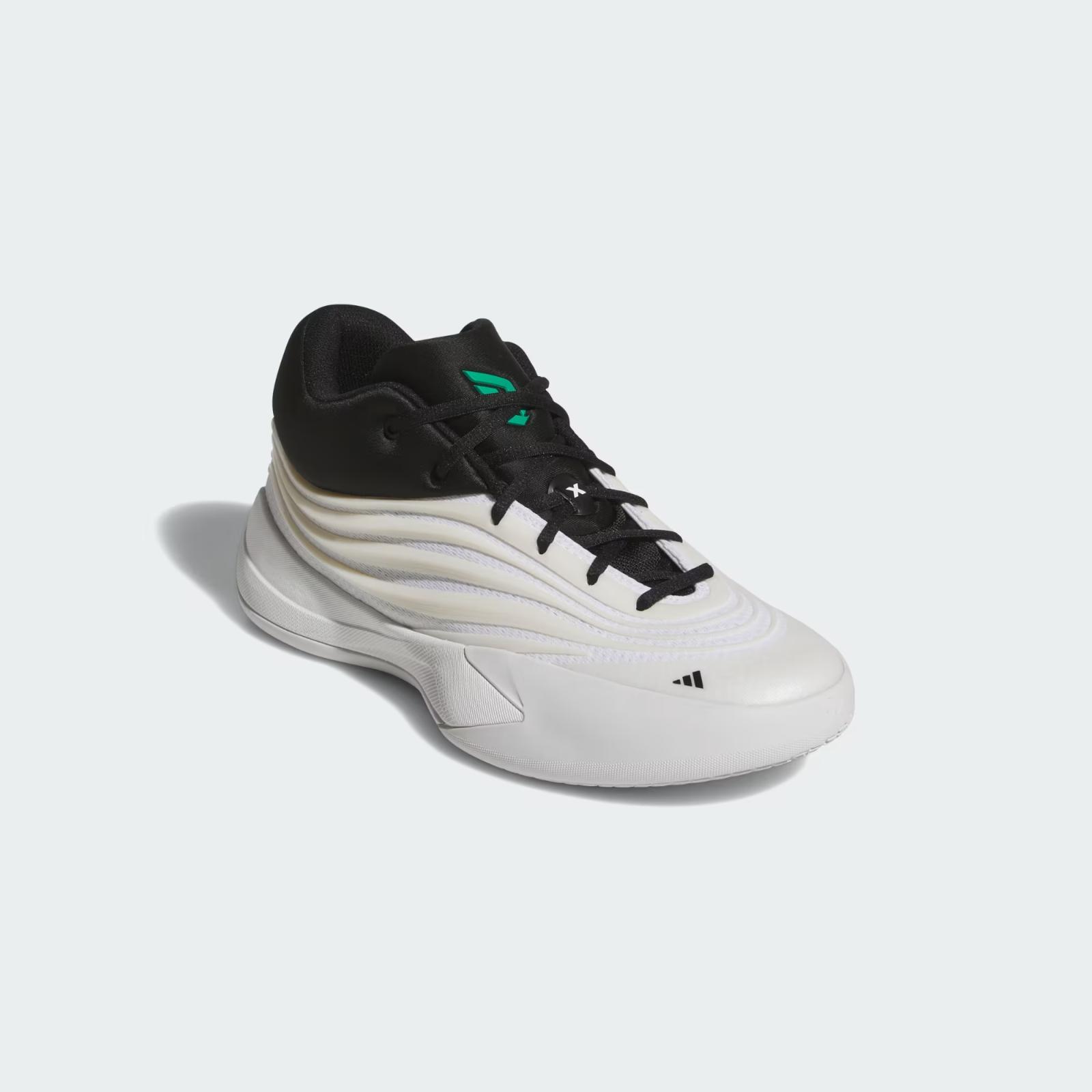 JP6089 adidas Dame 10 Zero Metallic Core Black Court Green (Men s) 10