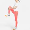 Nike Epic Luxe Knit Reflective Running Fitness Tights Women Bottoms Orange CZ9597-858