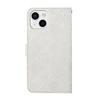 For iPhone 14 Plus Ethnic Style Embossed Pattern Leather Phone Case
