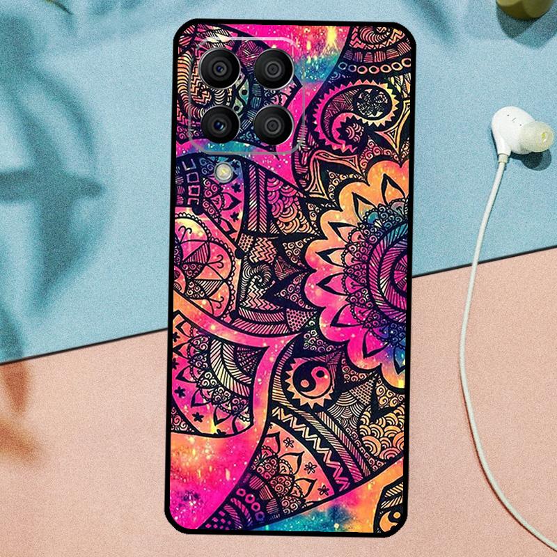 Indian Pattern Mandala For Samsung Galaxy M31 M11 M23 M12 M13 M14 M15 M35 M55 M34 M54 M33 M53 M32 M52 M06 M16 Case