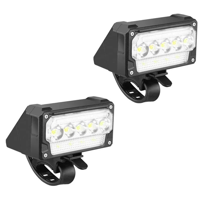 Bicycle Front Light Super Bright Bicycle Light Waterproof Bicycle Head Light 5 Level Dimmable Bike Safety Lamp for Night Riding