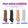 Tučný vlčí zub Crystal Penis kondom Set - antikoncepce pro páry sexuální hračka