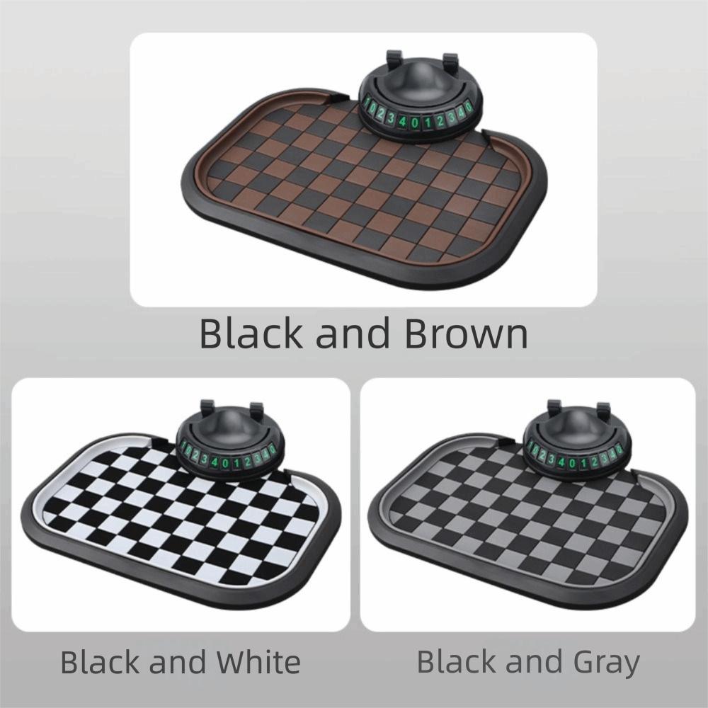 Three-In-One Design Car Phone Holder Non-Slip Pad Phone Holder Auto Organization