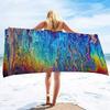 Microfiber Beach Towels Quick Drying Towels,Ink Painting Style Absorbent Sand Free Swim Pool Pool Towels Blanket for Camping