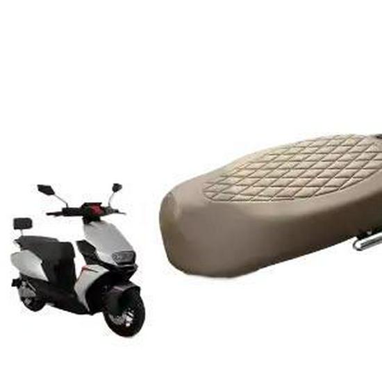 Qing Feng Xia Universal Electric Vehicle Seat Cover for Small Knife - Sun Protection Cushion High-Quality Embossed Qing Feng Xia - Brown