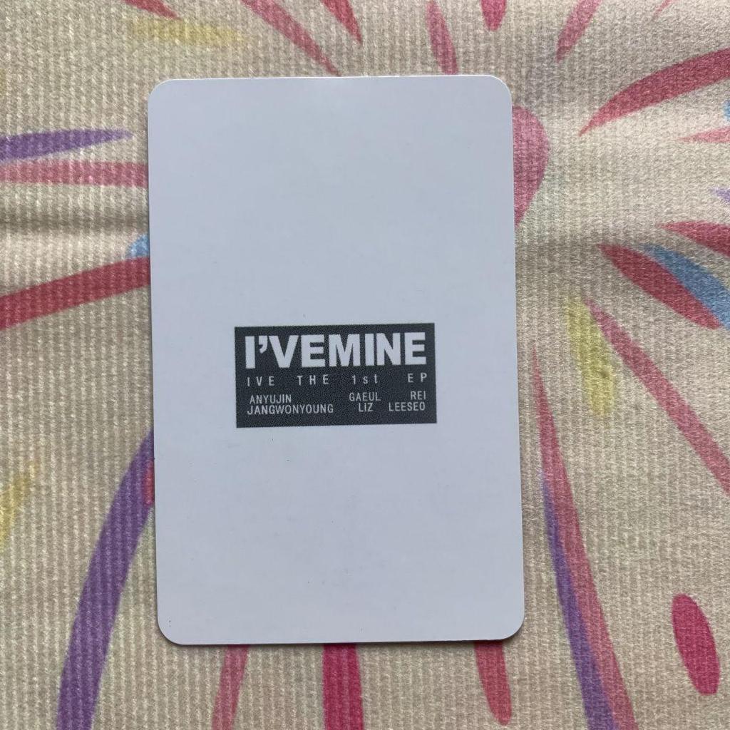 [USED] IVE I'VE IVE MINE Wonyoung Loved Sanok Trading Card