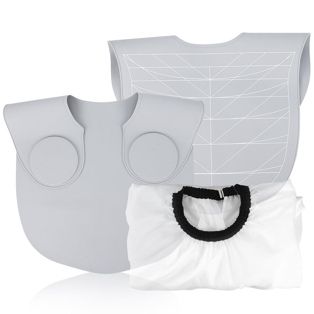 

Hair Cutting Cape Cloth & Collar Set Hair Cutting Guide Collar for Barbershop .