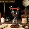 Creative Solid Wood Vintage Classical Hourglasses Creative Drinks Cabinet Living Room Timer Unbreakable Classical Personal Home