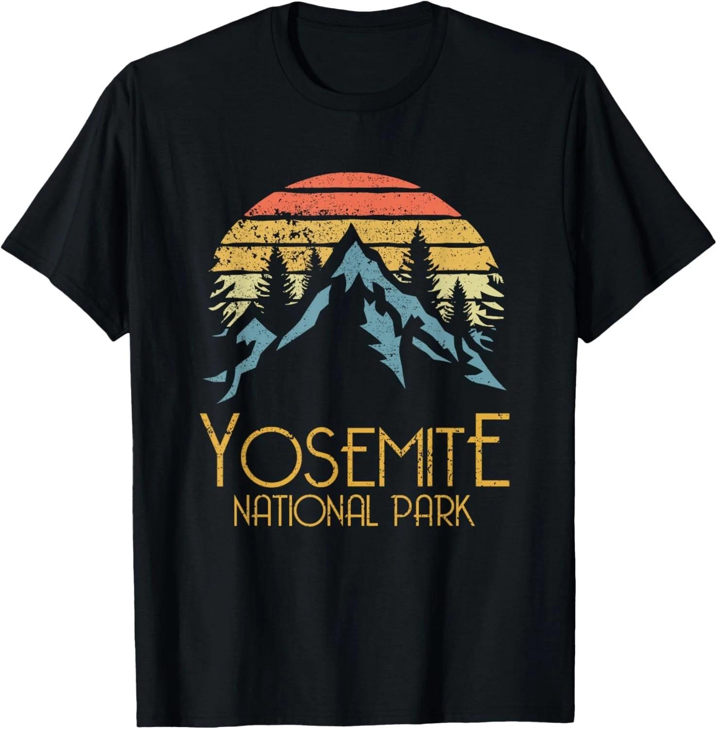 Funny Vintage Yosemite National Park California Gift Unisex T-Shirt M