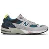 New Balance 991 Hecho en Inglaterra Azul Majólica del Pacífico Zapatillas para Hombre Gris Micro-Chip M991PSG
