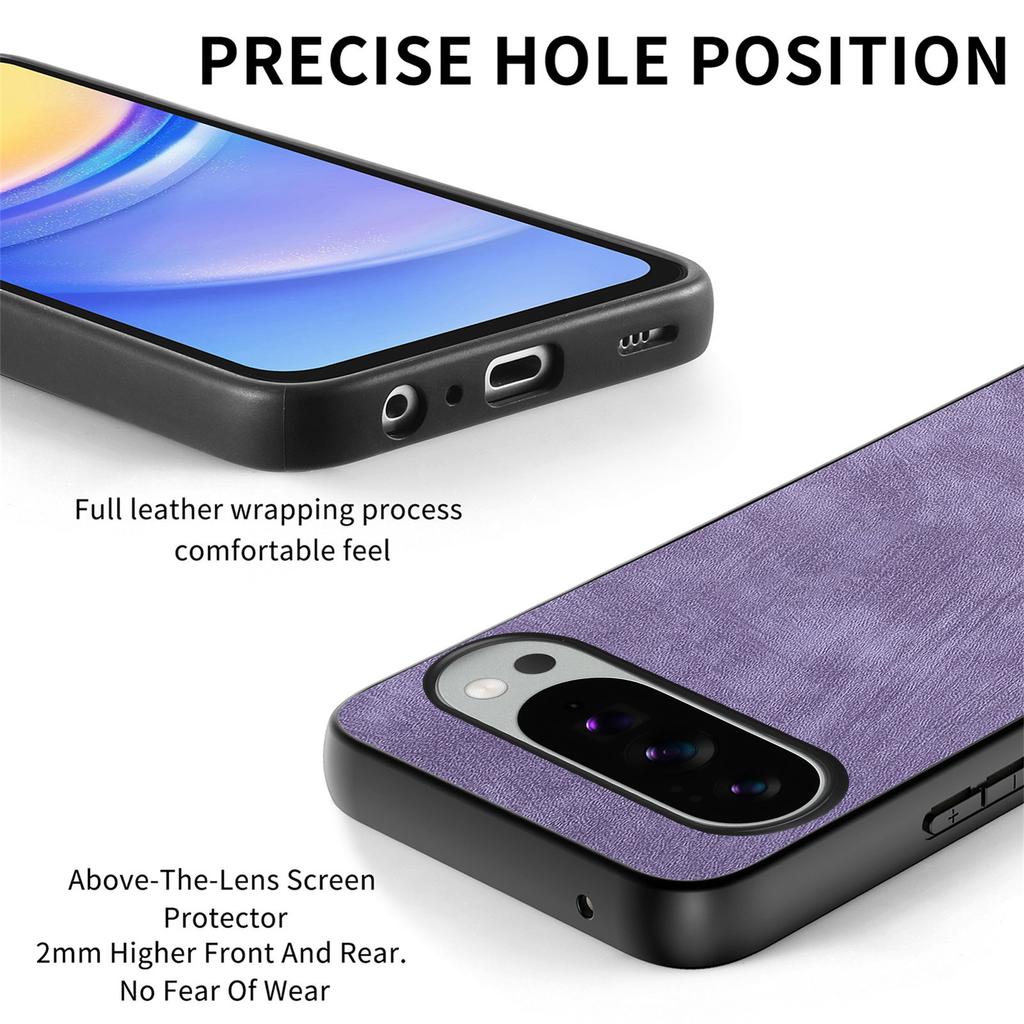 For Google Pixel 10 Pro XL Case Shockproof Slim Retro Leather Phone Back Cover