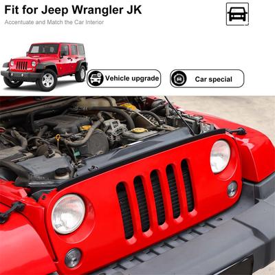 Gummidichtung für Motorhaube zu Kühlergrill passend für 2007-2018 Jeep Wrangler