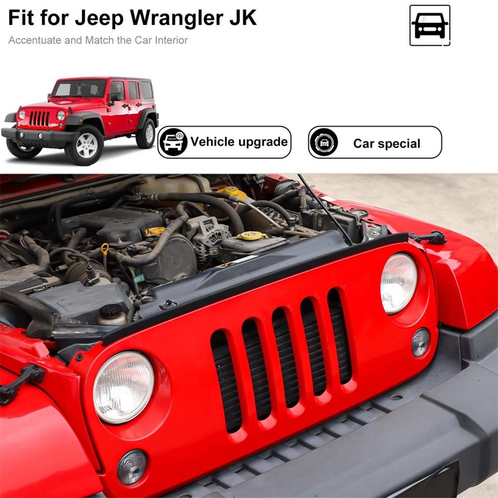 Front Hood to Grille Weatherstrip Seal 55397279AB For Jeep Wrangler JK 2007-2018