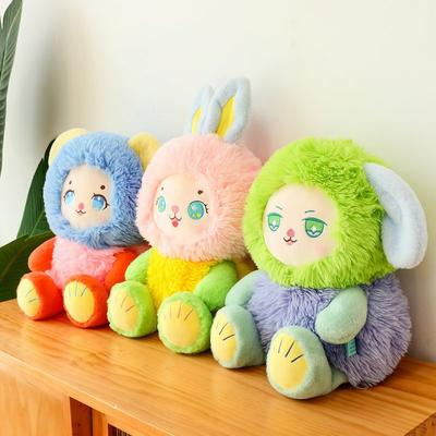 Nová roztomilá plyšová bábika zajačika, bábika, kreatívna bábika šteniatka, detská hračka, darček k narodeninám