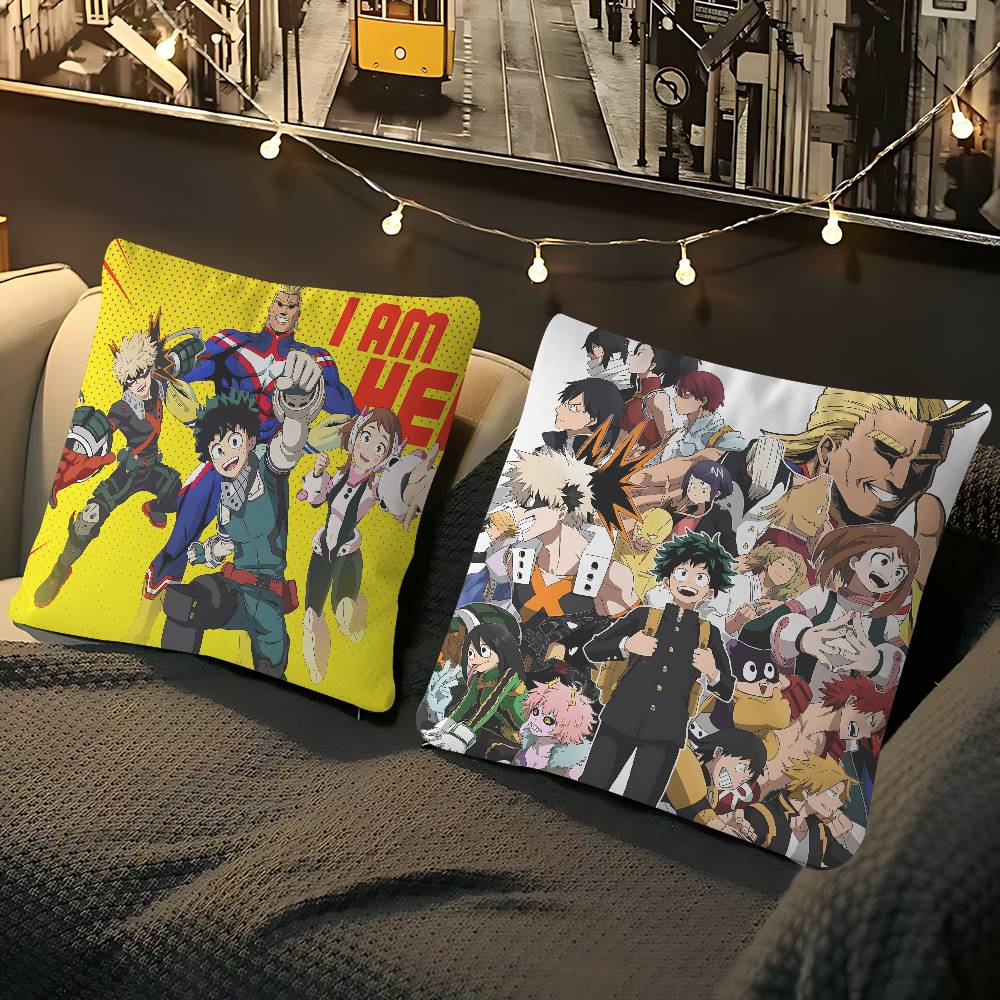 My Hero A-Academia Kissenbezug Abnehmbarer Waschbarer Kissenbezug – Ganzjahresweichleinen