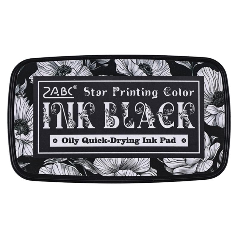 Oil Based Ink Pad Washable Craft Ink Pad, Stamp Pad Assorted Color for Journaling and Scrapbooking Traditional Ink Color