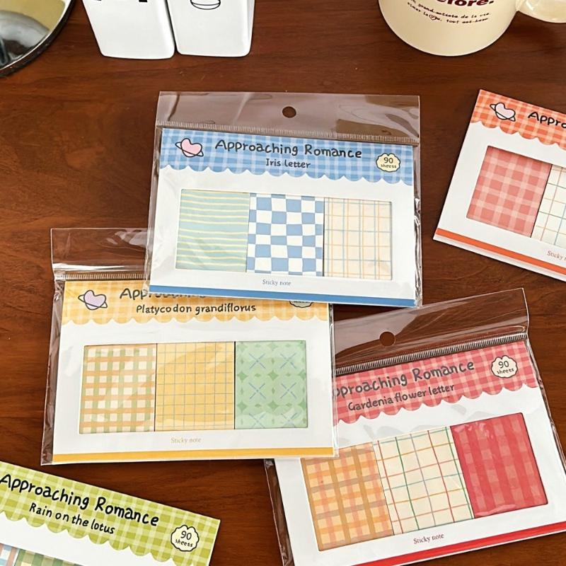Kawai Square Grid Combination Sticky Notes Are Coming Soon Romantic Handbook Decoration Basic Material Paper Lovely Memo Pad