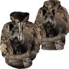 Hoodies 3D Print  Camouflage Animal Elk Wild Boar Boy Girl Casual Fashion Sweatshirts Oversized Hoodie Kids Pullovers Tracksuits