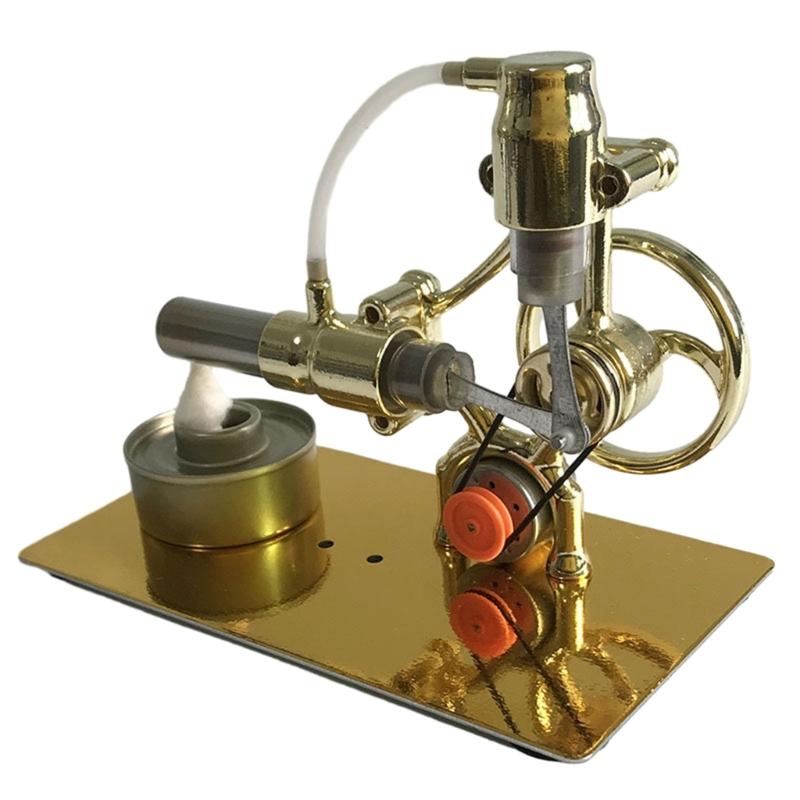 Physics Experiment Model Educational Metal Toy Stirling Engine Model Toy Perfect for Demonstrations & Classroom Props