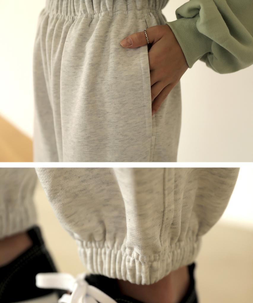 Ppaeppae Waistband Wide Fit Cotton Jogger Pants