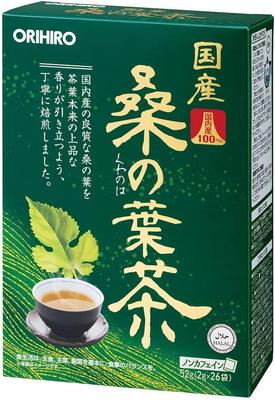Orihiro 100% Domestic Mulberry Leaf Tea 2g X 26 Bags Caffeine-Free Halal Certified S1986