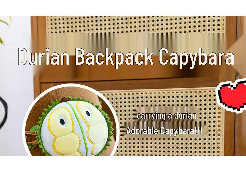 Creative Durian Capybara Plush Toy Doll for Festivals