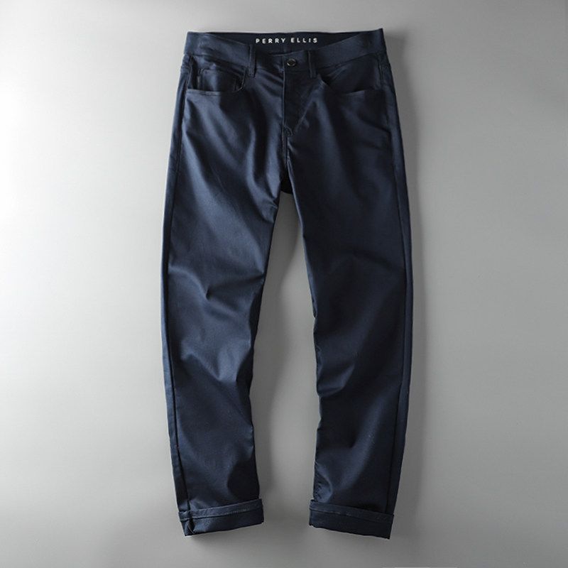 First-Line Label Cutting Elastic European and American Original Order Men's Tapered Trousers
