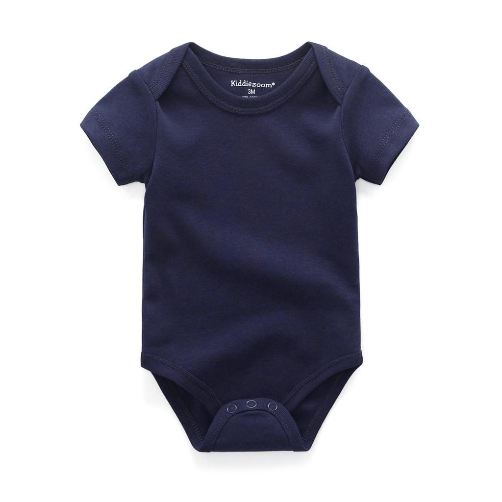 Newborn Baby Boy Clothes Kiddiezoom Cotton O-Neck Short Sleeve Baby Bodysuits Clothing