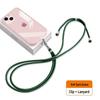 6mm Wearable Phone Lanyard: Crossbody Neck Strap with Clip, Sticker Pad, and Braided Hanging Rope.