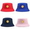 Cotton Embroidered Fisherman Hat With Sun Protection For Summer Beach And Casual Wear