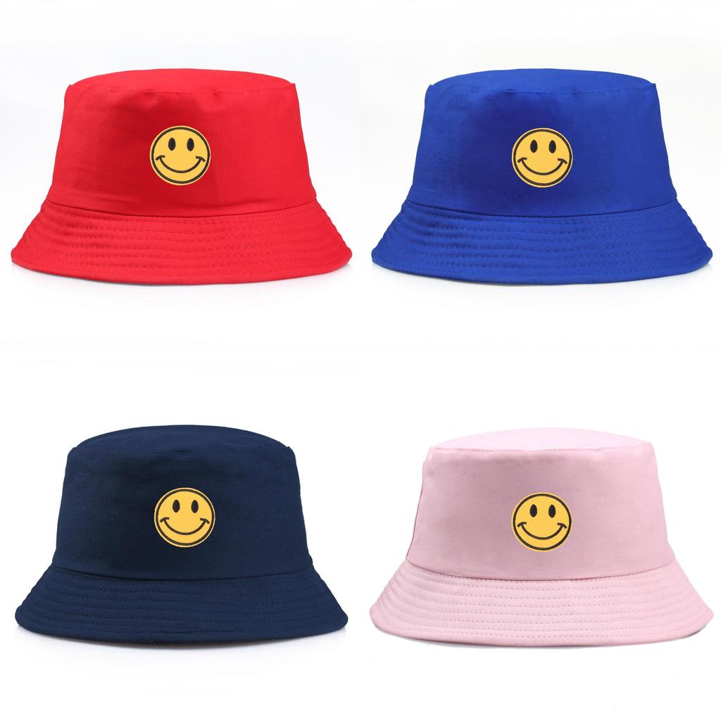 Cotton Embroidered Fisherman Hat With Sun Protection For Summer Beach And Casual Wear