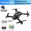 Professional Drone E4 Standard-Angle SD Camer WiFi Fpv Height Hold Foldable RC Quadrotor helicopter Camera-Free Children's Toys