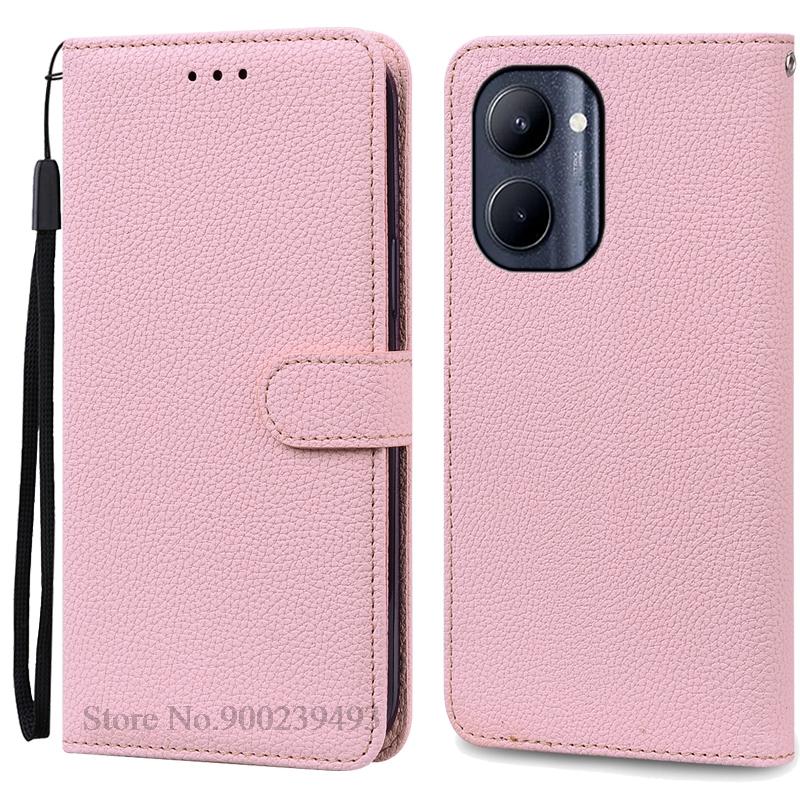 Für Realme C33 Hülle Leder Klapp-Brieftaschenhülle Für Realme C33 Hülle Handyhülle Brieftasche Buch Coque Fundas Shell