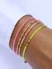 4PCS Women's Fashion Sweet and Cute Candy Colored Bead Bracelet Set Holiday Music Festival Jewelry Friendship Gift