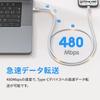 Chubbycable USB Type C 240W Ultra Fast Nylon Durable USB C Data Transfer Cord for iPhone Type C To Type C Cable, 1M, Charging, Braided,