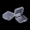 100 Pcs Finishing Jewelry Storage Case Transparent Square Plastic Case  Earring Ring
