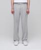 Lightweight Wide Hidden Banding Slacks [Light Gray]