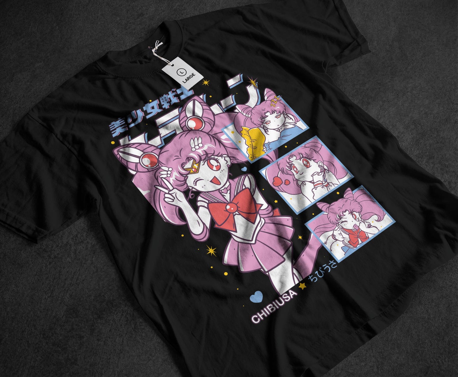 Vintage Japanese Tee, Unisex Otaku Top, 90s Animation Shirt, Gift for Daughter, Pop 130