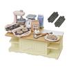 Sylvanian Families Furniture Island Kitchen C-423 ST Mark Certification Ages 3 up Toy Dollhouse EPOCH