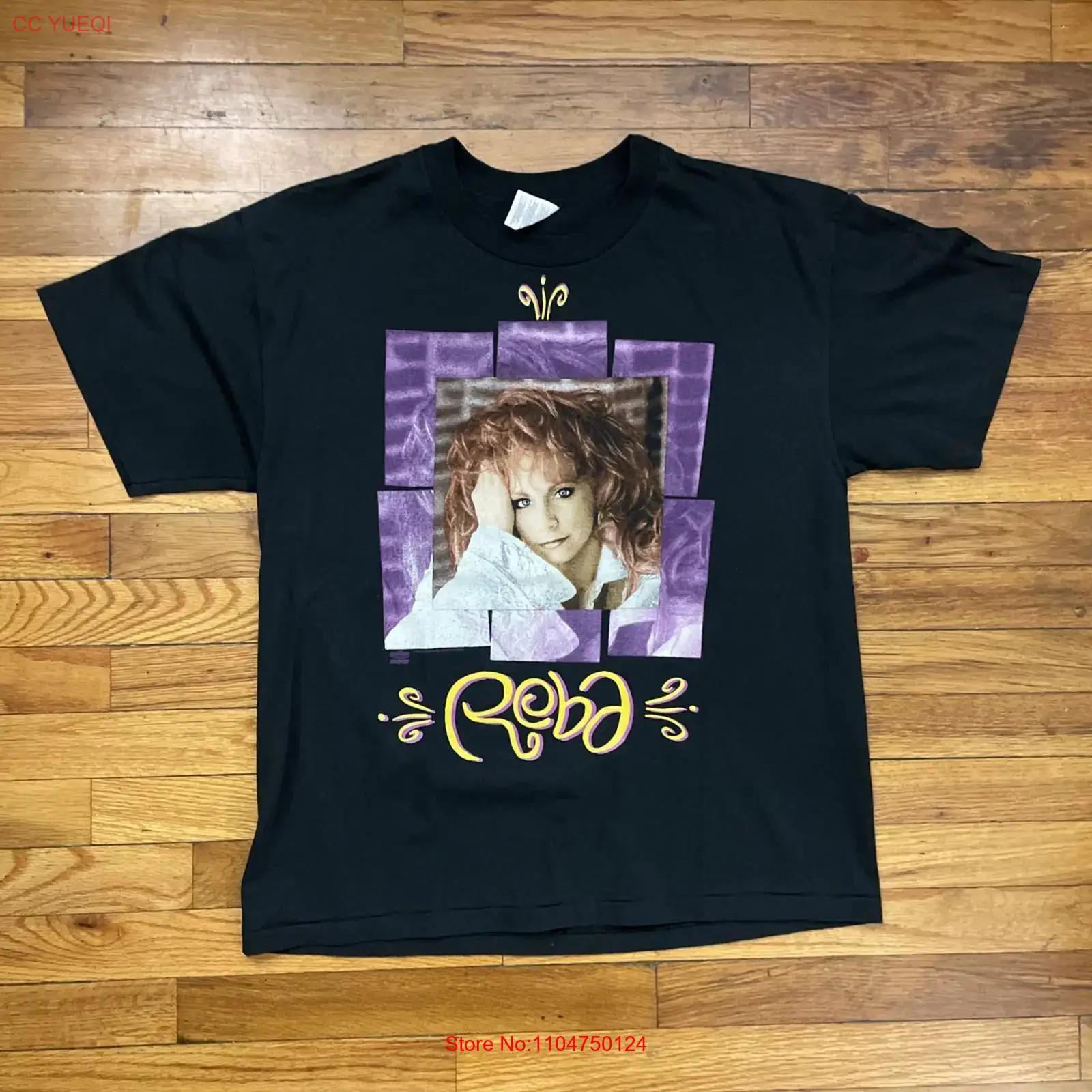 Vintage 1995 Reba McEntire Country Music Tour T Shirt Size XL Used VTG vintage Washed Breathable Slightly fashion Stylish homme S разноцветный