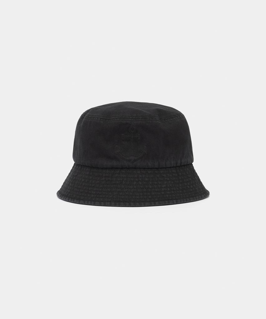 UNIFORM BRIDGE Embroidery Bucket Hat Black