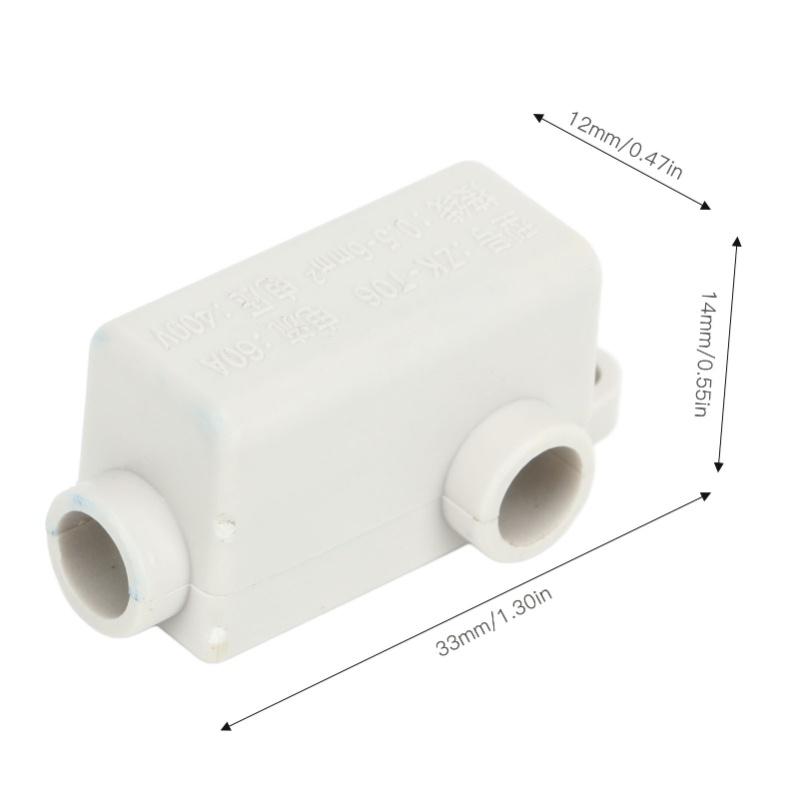 5pz Morsetti Rapidi Tipo T Giunzione in Rame Galvanizzato Scatola di Giunzione per Cavi Elettrici ad Alta Potenza 400V