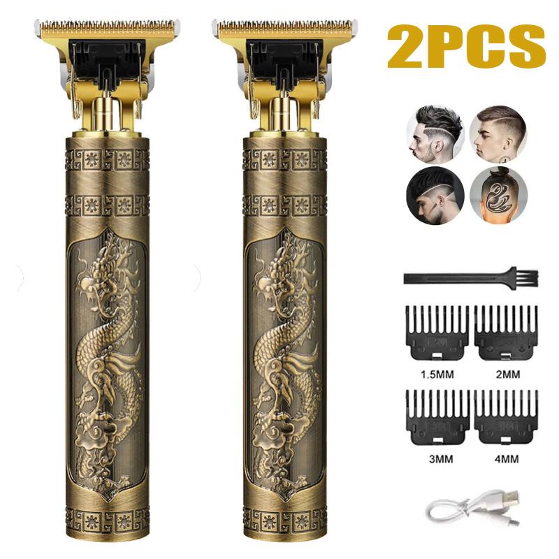 2025 New Vintage T9 Hair Cutting Machine Men's Electric Shaver Rechargeable Hair Trimmer Beard Clipper Barber Hair Cut Hot Sale