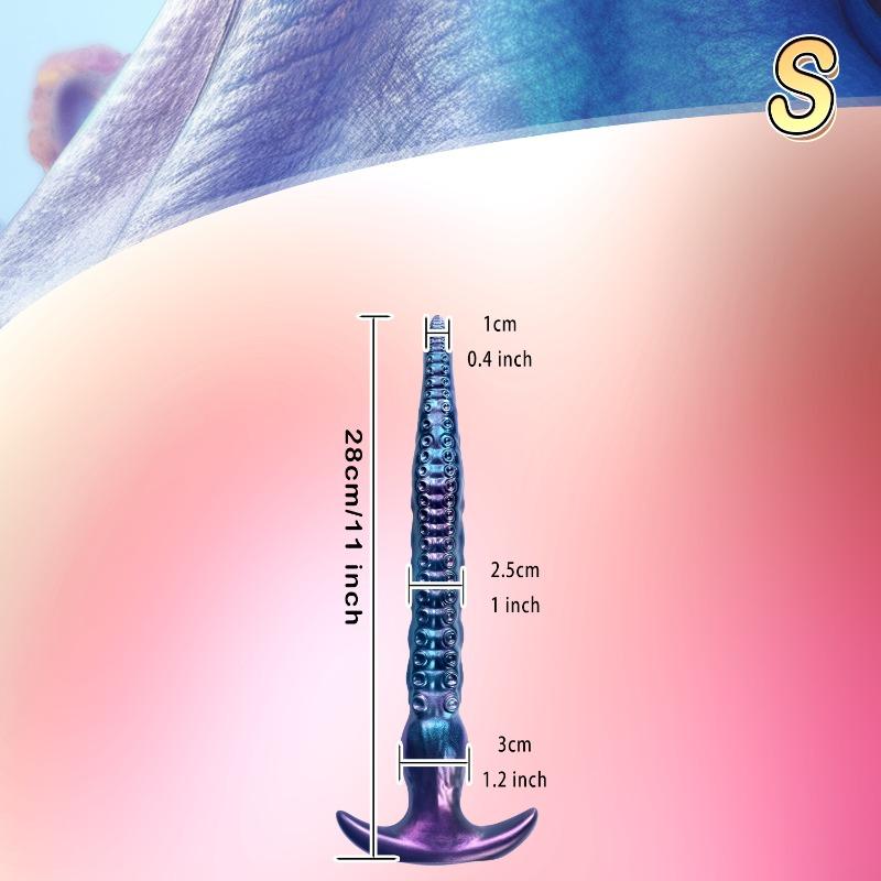 18+ Anal Plug Octopus Tentacle Butt Plug Anal Dildos Liquid Silicone Soft Butt Plug Long Adult Masturbation Sex Toys for Women