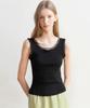 JMARKNEWYORK Sleeveless Layered Knit Top_3Color