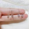 14K Gold-Plated Elk Stud Earrings In S925 Sterling Silver