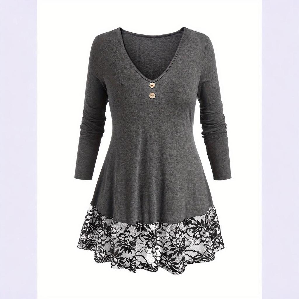 Damenmode Strickoberteil & Schlaghose Zweiteiliges Set für den Herbst