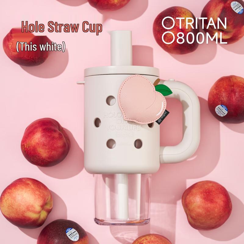 HOLOHOLO Large Capacity Stainless Steel Insulated Straw Cup