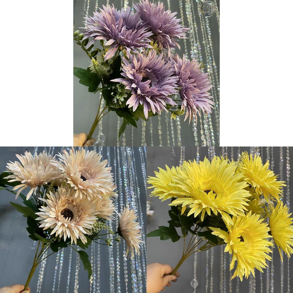 Faux Fuchsia Flower Arrangement With Durable Material For Wedding Decor And Photo Shoots